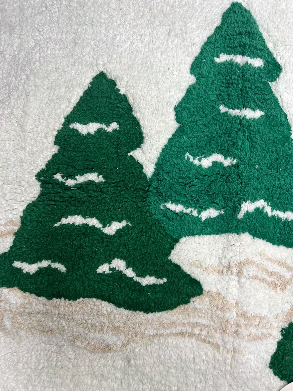 Brand New-Threshold Holiday Evergreen Tree Bath Rug